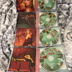 The Life of a Showgirl CD Signed Set of 4